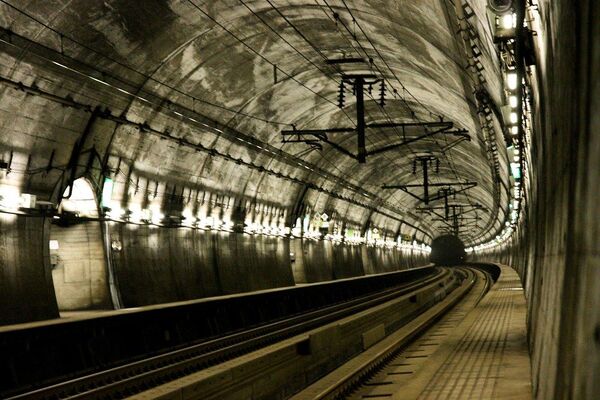 Железнодорожный тоннель Сэйкан - Sputnik Латвия