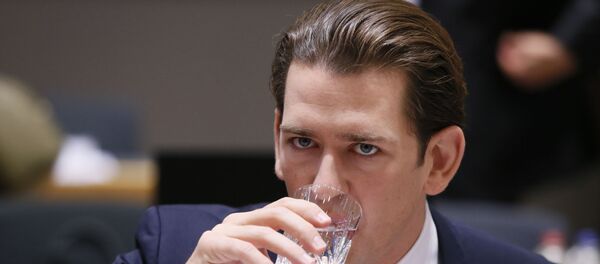 Канцлер Австрии Себастьян Курц - Sputnik Latvija