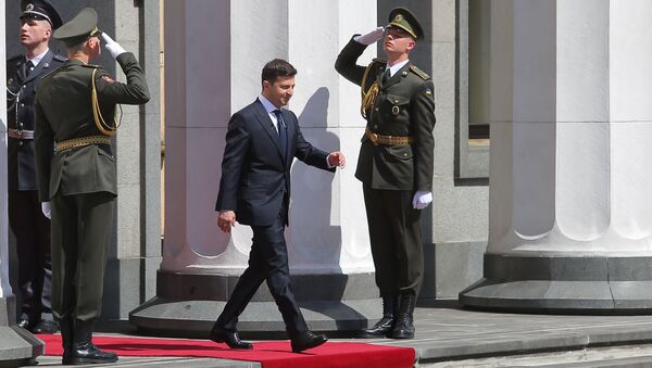 Инаугурация избранного президента Украины В. Зеленского - Sputnik Латвия