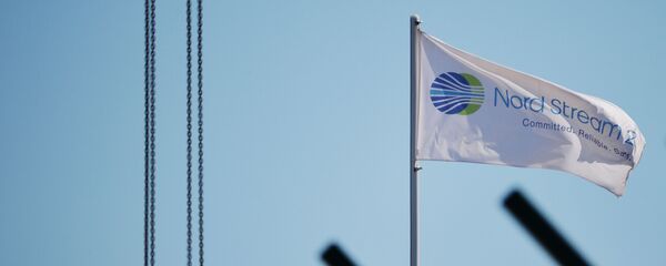 Строительство газопровода Северный поток-2 в Германии Строительство газопровода Северный поток-2 в Германии - Sputnik Latvija