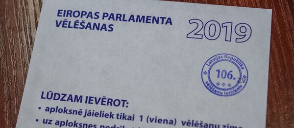 В Латвии началось голосование на выборах в Европарламент - Sputnik Latvija