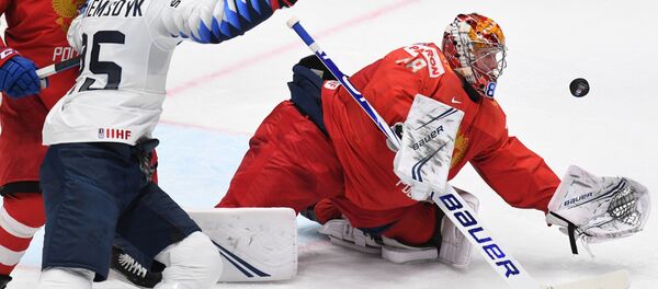 Хоккей. Чемпионат мира. Матч Россия - США - Sputnik Латвия