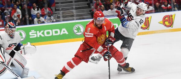 Четвертьфинальный матч между сборными России и США - Sputnik Латвия