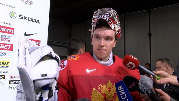 Игроки сборной России по хоккею прокомментировали матч с США - Sputnik Латвия