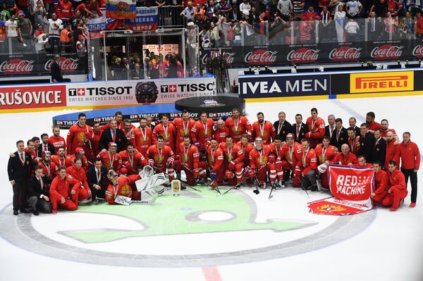 Россияне вырвали бронзу у чехов в матче за третье место - Sputnik Латвия