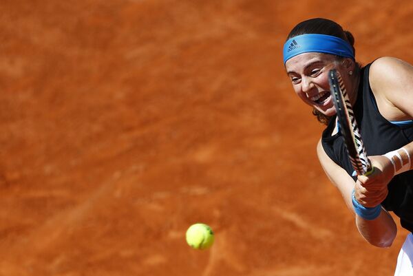 Остапенко установила антирекорд и вылетела с Roland Garros - Sputnik Латвия