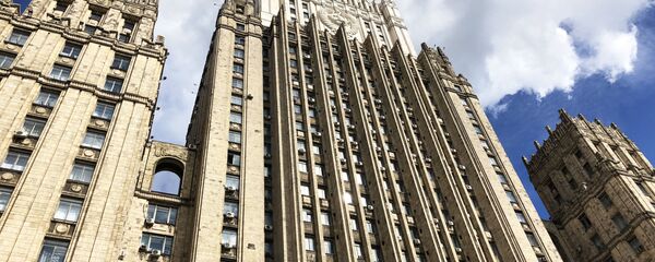 Здание министерства иностранных дел РФ на Смоленской-Сенной площади в Москве Здание министерства иностранных дел РФ на Смоленской-Сенной площади в Москве - Sputnik Latvija