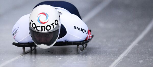Российский скелетонист Павел Куликов. Архивное фото - Sputnik Латвия