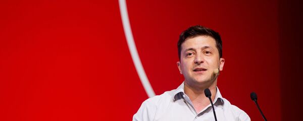 Президент Украины Владимир Зеленский. Президент Украины Владимир Зеленский. - Sputnik Latvija