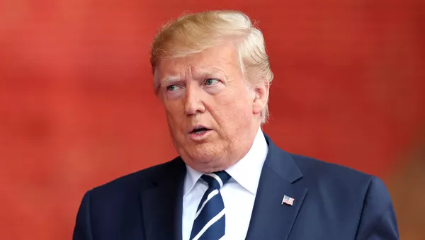 Президент США Дональд Трамп - Sputnik Latvija
