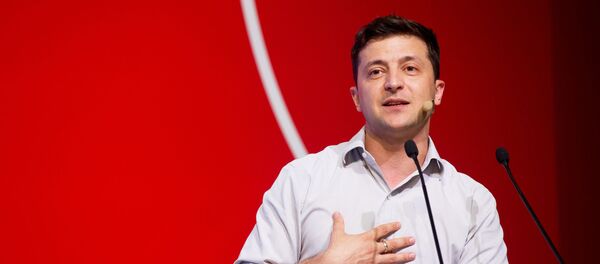 Президент Украины Владимир Зеленский Президент Украины Владимир Зеленский - Sputnik Latvija