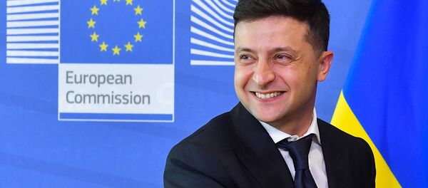 Президент Украины Владимир Зеленский - Sputnik Латвия