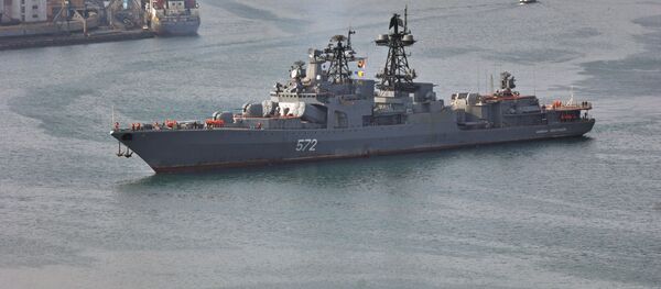Большой противолодочный корабль ВМФ РФ Адмирал Виноградов  - Sputnik Латвия