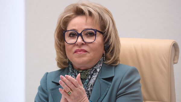 Председатель Совета Федерации РФ Валентина Матвиенко - Sputnik Латвия