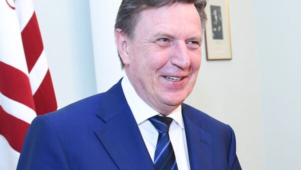 Премьер-министр Латвии Марис Кучинскис - Sputnik Latvija