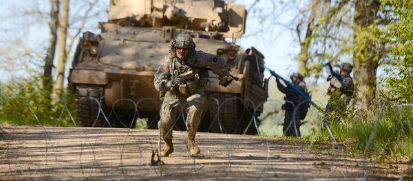 ASV armijas militārās mācības. Foto no arhīva ASV armijas militārās mācības. Foto no arhīva - Sputnik Latvija