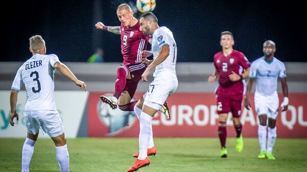 Отборочный матч Евро-2020 между сборными Латвии и Израиля - Sputnik Латвия