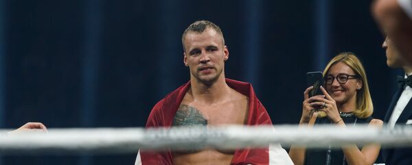 Полуфинал Всемирной боксерской суперсерии в Риге. Майрис Бриедис (Латвия) - Sputnik Латвия