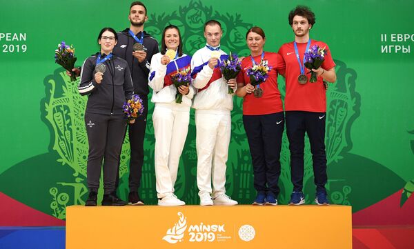 Стрелки приносят Латвии серебро Европейских игр - Sputnik Латвия