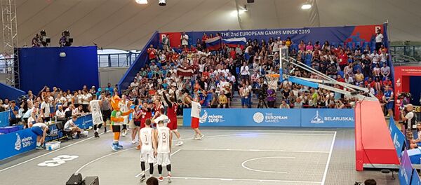 Финал в баскетболе 3х3 между Россией и Латвией - Sputnik Латвия