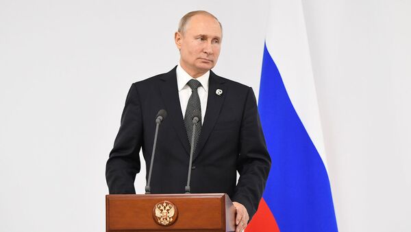 Путин рассказывает о переговорах с Трампом на G20 - Sputnik Latvija