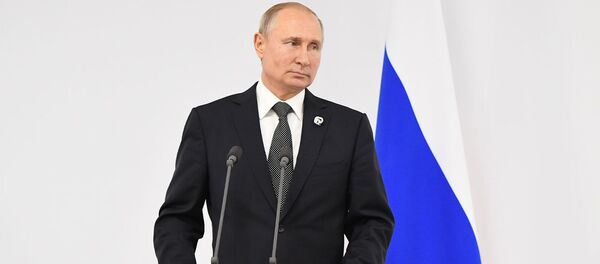 Путин рассказывает о переговорах с Трампом на G20 Путин рассказывает о переговорах с Трампом на G20 - Sputnik Latvija