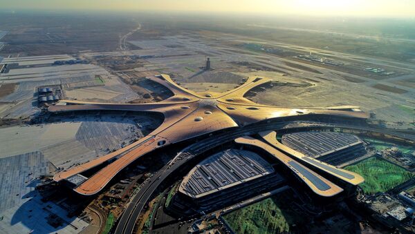 Новый международный аэропорт Пекина Дасин - Sputnik Latvija