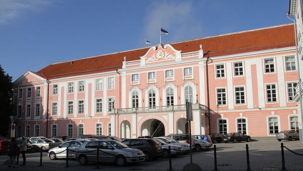 Riigikogu, здание правительства в Таллинне, Эстония - Sputnik Латвия