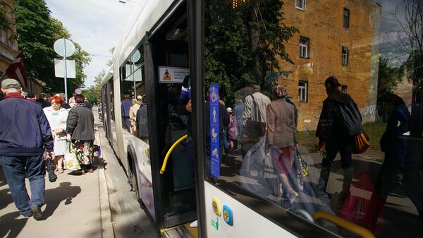 Общественный транспорт в Риге - Sputnik Латвия