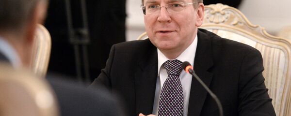 Глава МИД Латвии Эдгарс Ринкевичс Глава МИД Латвии Эдгарс Ринкевичс - Sputnik Latvija