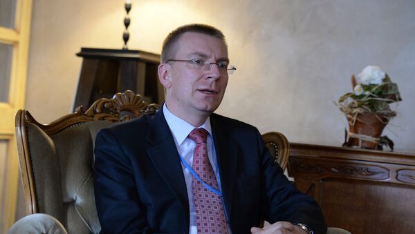 Министр иностранных дел Латвии Эдгар Ринкевич - Sputnik Латвия