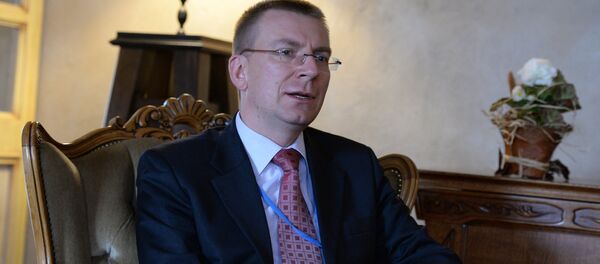 Министр иностранных дел Латвии Эдгарс Ринкевичс Министр иностранных дел Латвии Эдгарс Ринкевичс - Sputnik Latvija