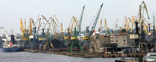 Порт в Риге Порт в Риге - Sputnik Latvija