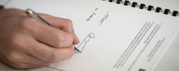 Подпись документов - Sputnik Латвия