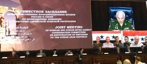 Совместное заседание координационных штабов России и Сирии Совместное заседание координационных штабов России и Сирии - Sputnik Латвия