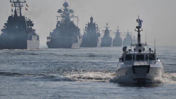 Празднование Дня ВМФ в Санкт-Петербурге  - Sputnik Латвия