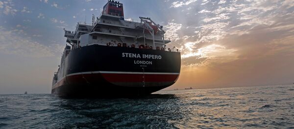Британский танкер Stena Impero Британский танкер Stena Impero - Sputnik Latvija