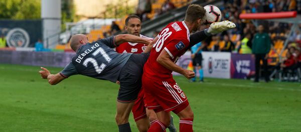 Матч 2-го квалификационного раунда Лиги Европы между футбольным клубом Рига и польским Пяст Матч 2-го квалификационного раунда Лиги Европы между футбольным клубом Рига и польским Пяст - Sputnik Латвия