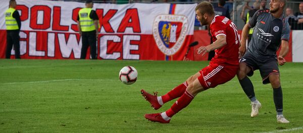 Матч 2-го квалификационного раунда Лиги Европы между футбольным клубом Рига и польским Пяст Матч 2-го квалификационного раунда Лиги Европы между футбольным клубом Рига и польским Пяст - Sputnik Латвия