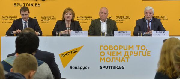 Открытие мультимедийного пресс-центра Sputnik в Минске - Sputnik Латвия