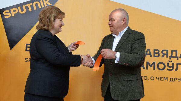Открытие мультимедийного пресс-центра Sputnik в Минске  - Sputnik Латвия