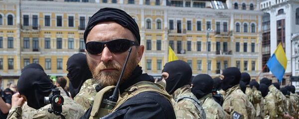 Новобранцы батальона «Азов» Новобранцы батальона «Азов» - Sputnik Latvija