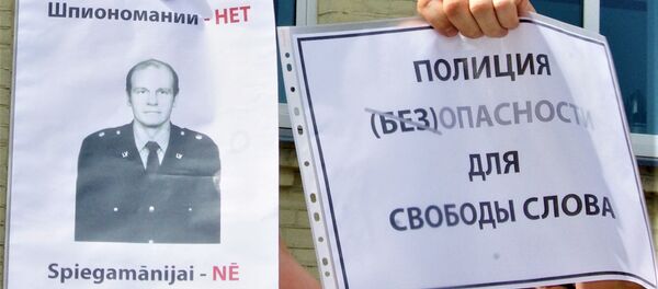 Пикет в поддержку Олега Бурака - Sputnik Латвия