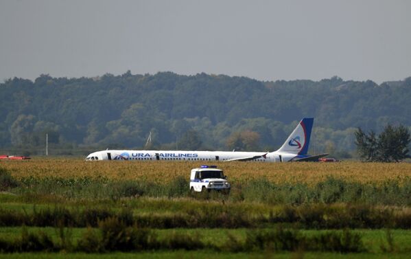 Самолет А-321 с пассажирами на борту совершил жесткую посадку в Подмосковье - Sputnik Латвия