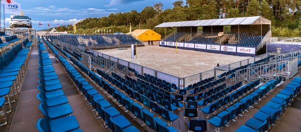 Стадион для пляжного волейбола в Юрмале - Sputnik Латвия