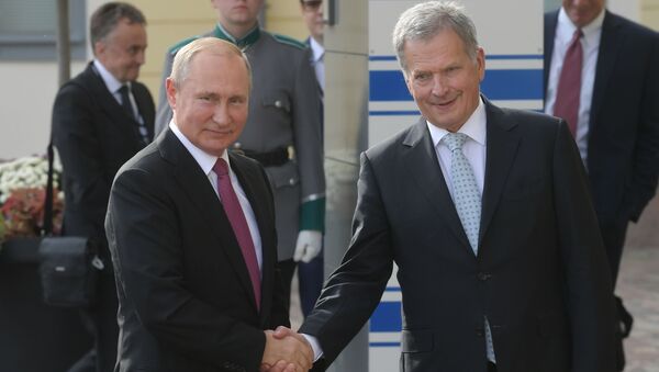 Рабочий визит президента РФ В. Путина в Финляндию - Sputnik Латвия