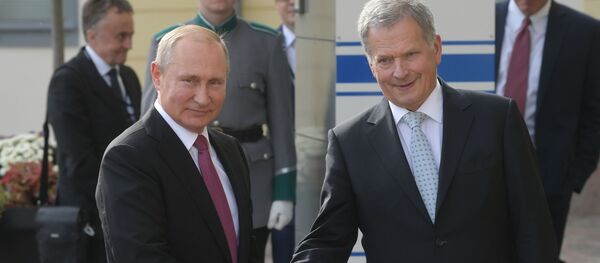 Рабочий визит президента РФ В. Путина в Финляндию - Sputnik Латвия