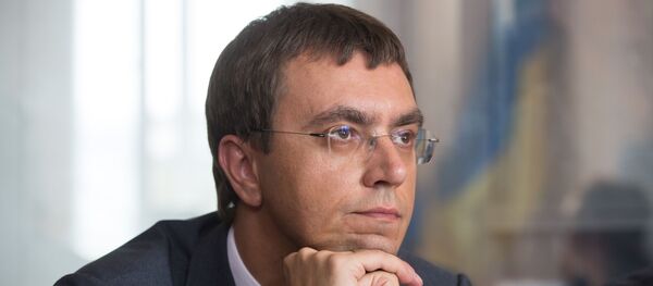 Министр инфраструктуры Украины Владимир Омелян  Министр инфраструктуры Украины Владимир Омелян  - Sputnik Latvija