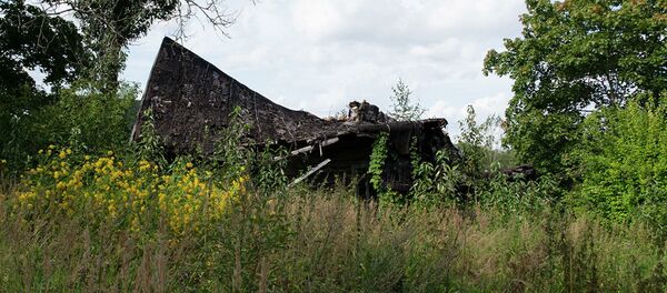 Дом, в котором в годы ВОВ размещался штаб латвийских карателей - Sputnik Латвия