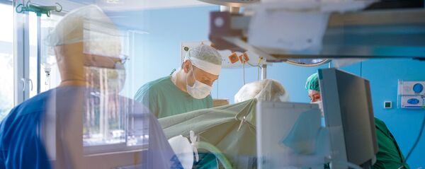 Операционный зал Даугавпилсской региональной больницы Операционный зал Даугавпилсской региональной больницы - Sputnik Latvija